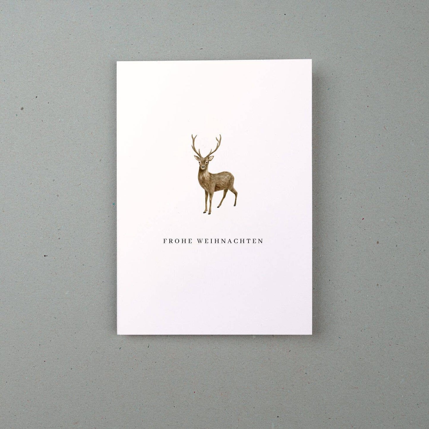 Grußkarte, Weihnachten, Frohe Weihnachten, Hirsch