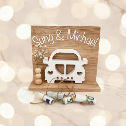 kleines Hochzeitsgeschenk Geldgeschenk Personalisiert Brautpaar Hochzeit Ehe Geschenk Geschenkidee Trauung Personalisierung