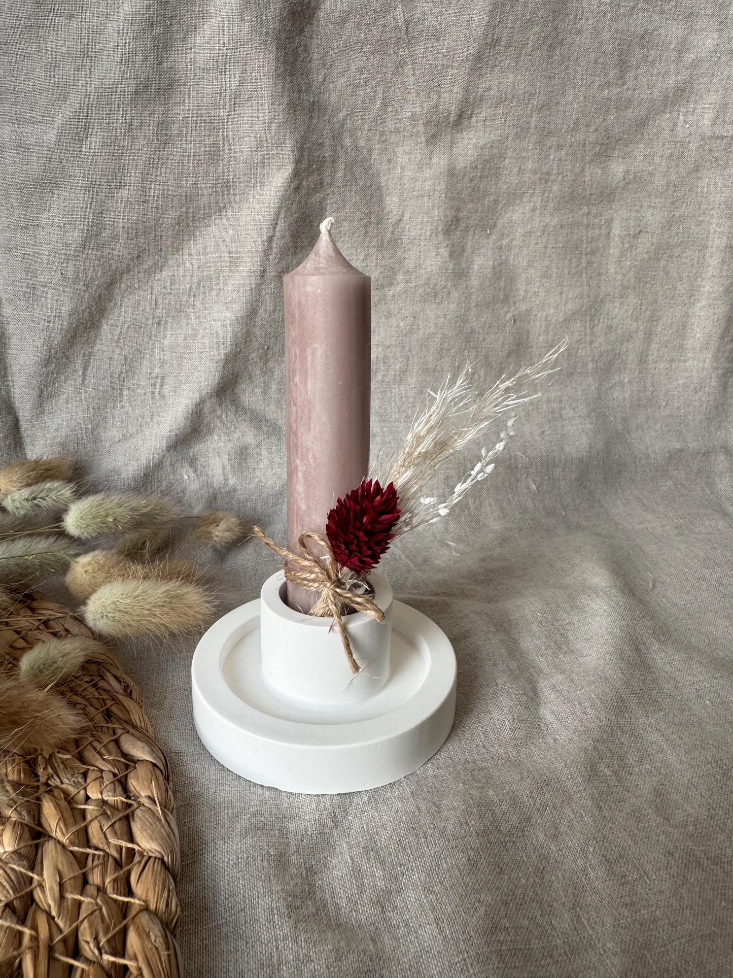 kleines Geschenkset Mitbringsel Dekoration Kerze Geschenk Mama Kleinigkeit Familie Schwester Freundin Geschenkidee