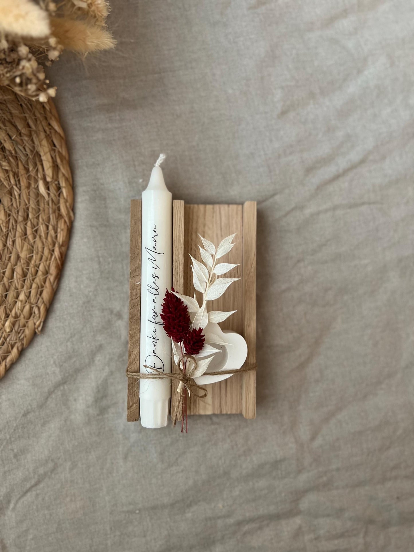 Geschenkset "Muttertag" Mitbringsel Kerzen Frau Geschenk Mama Kleinigkeit Familie Geschenkidee Liebe Geschenkset