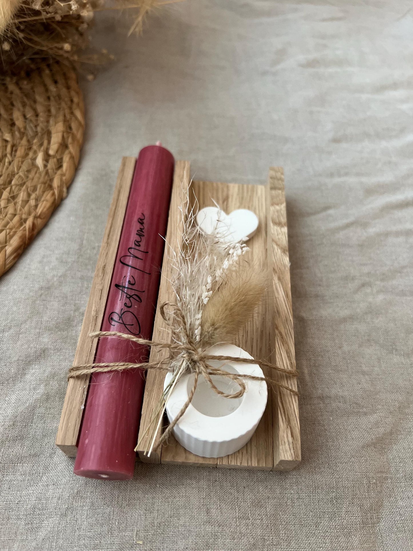 Geschenkset "Muttertag" Mitbringsel Kerzen Frau Geschenk Mama Kleinigkeit Familie Geschenkidee Liebe Geschenkset