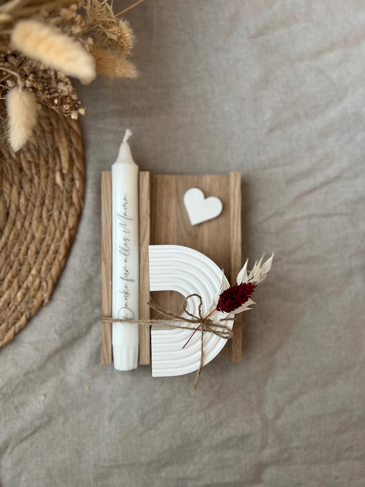 Geschenkset "Muttertag" Mitbringsel Kerzen Frau Geschenk Mama Kleinigkeit Familie Geschenkidee Liebe Geschenkset