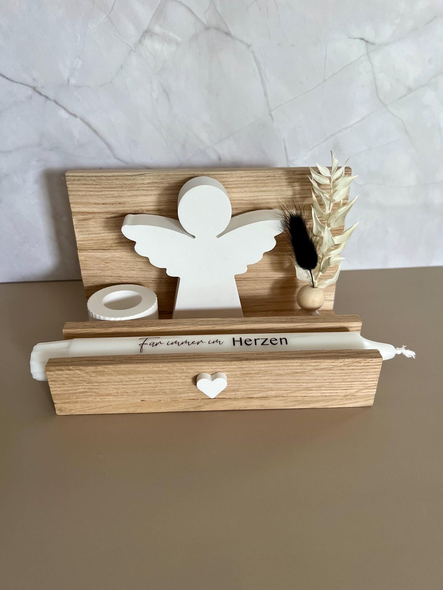 Trauergeschenk Personalisiert Trauerkerze Schutzengel Trauergeschenk Geschenk Todesfall Anteilnahme Beileid Trostlicht Trauer Beerdigung