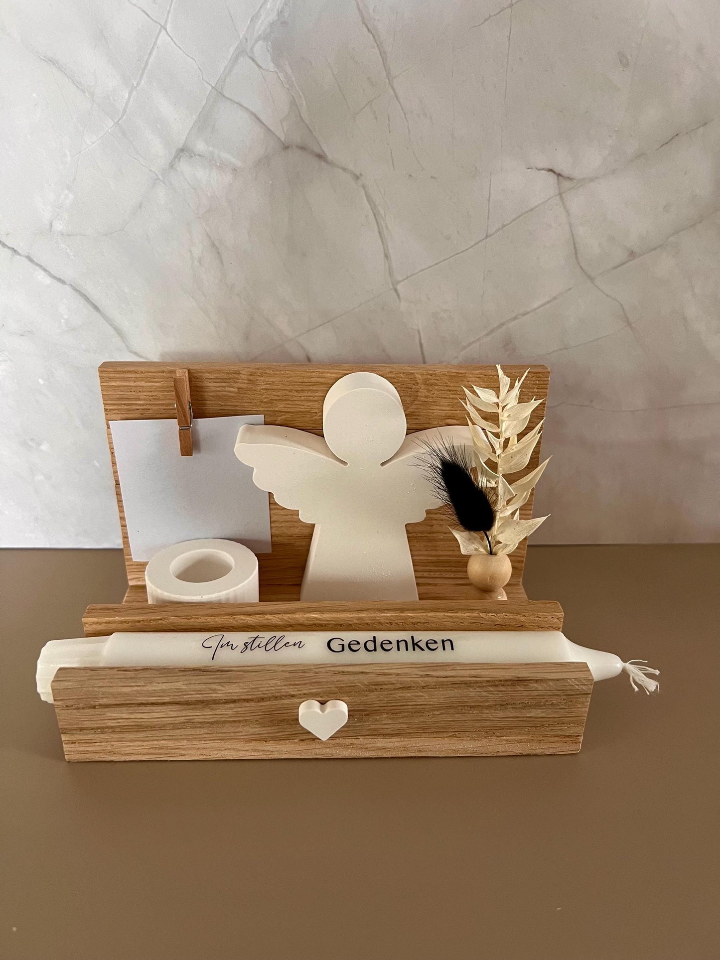 Trauergeschenk Personalisiert Trauerkerze Schutzengel Trauergeschenk Geschenk Todesfall Anteilnahme Beileid Trostlicht Trauer Beerdigung