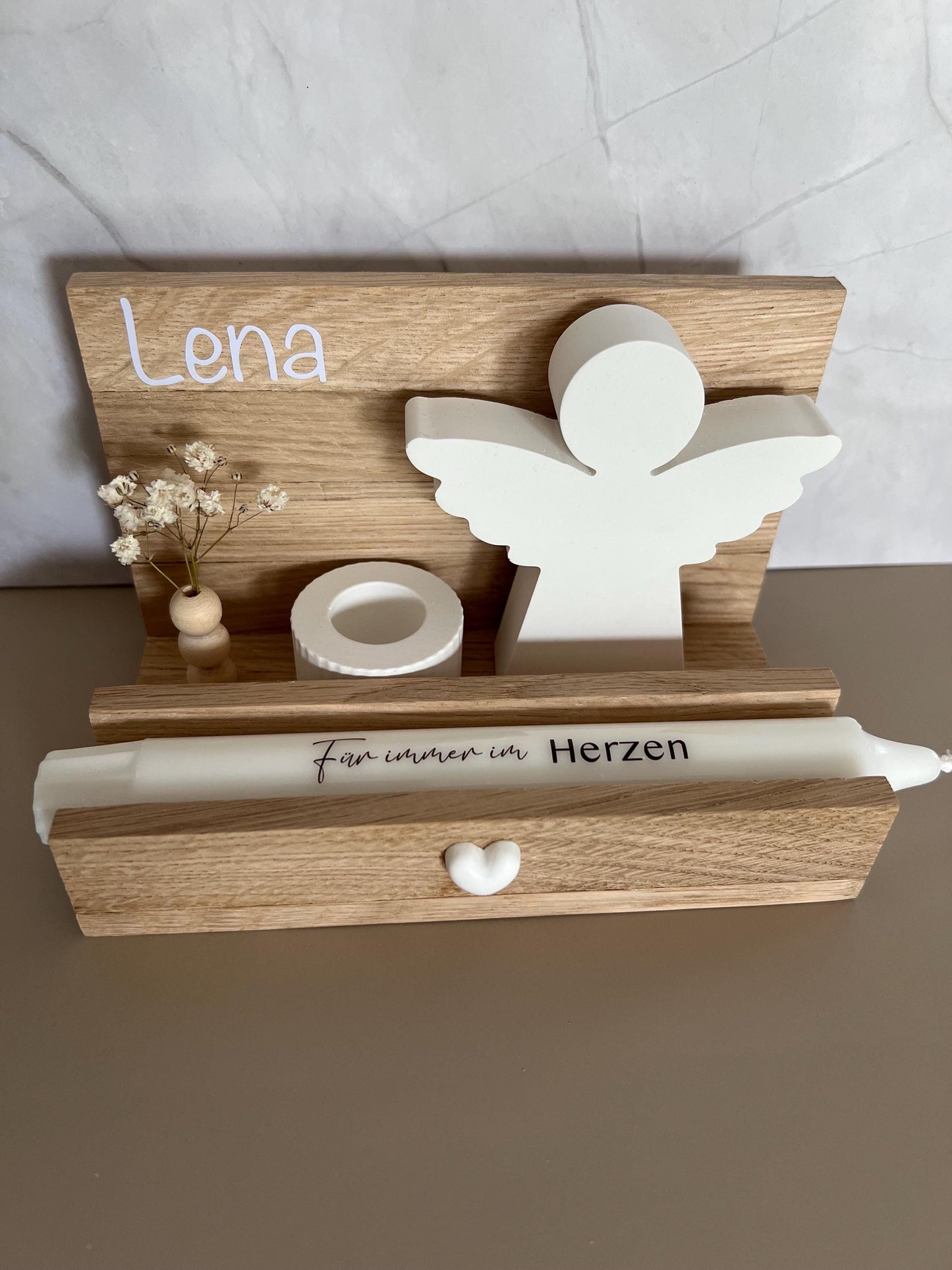 Trauergeschenk Personalisiert Trauerkerze Schutzengel Trauergeschenk Geschenk Todesfall Anteilnahme Beileid Trostlicht Trauer Beerdigung