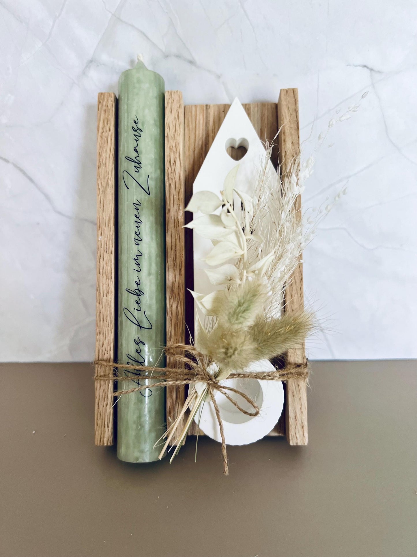 Gift set Moving house Moving gift Small gift Houses Housewarming Dry flowers Decoration Home House Family Friends Gift idea