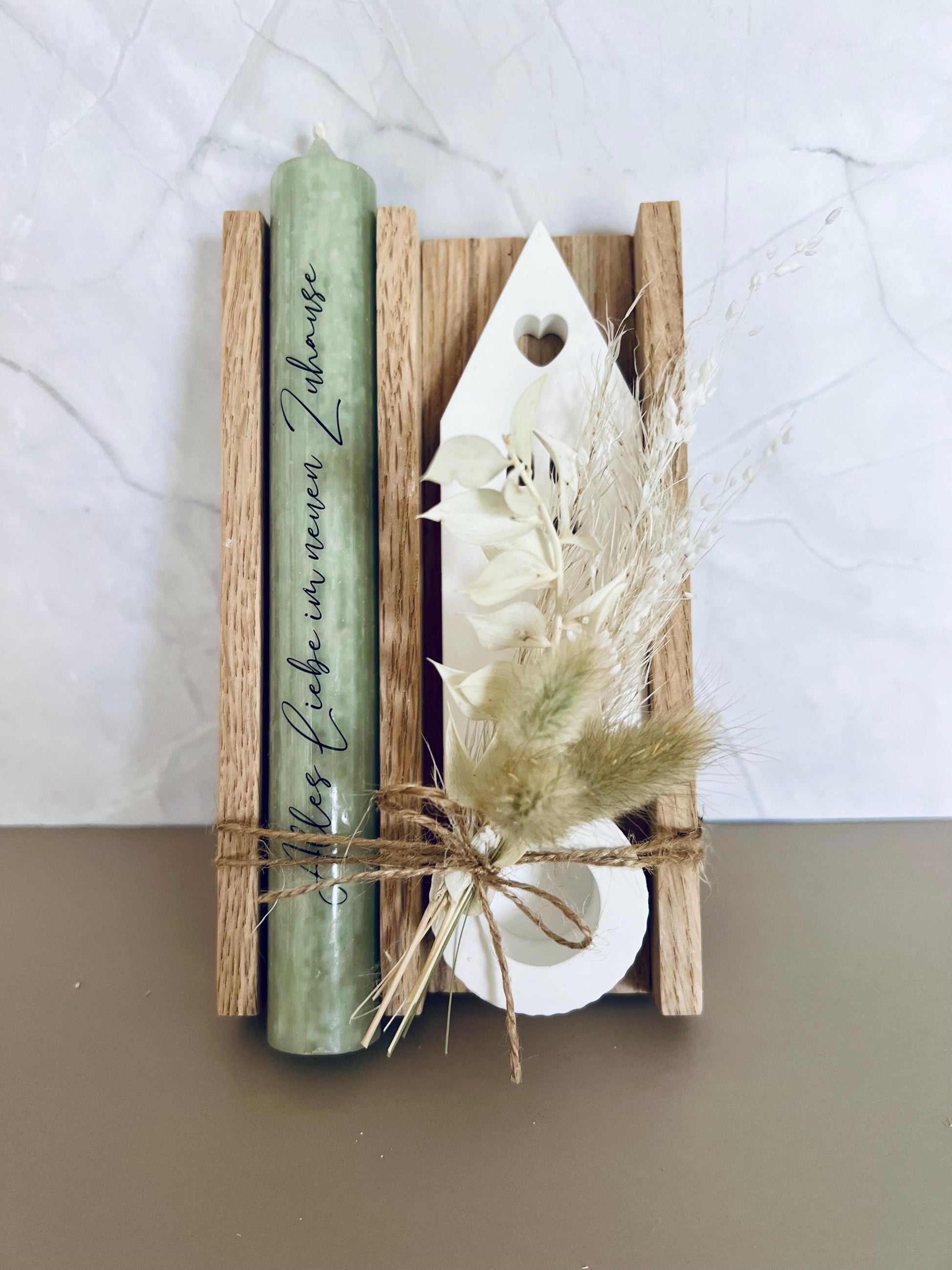 Gift set Moving house Moving gift Small gift Houses Housewarming Dry flowers Decoration Home House Family Friends Gift idea