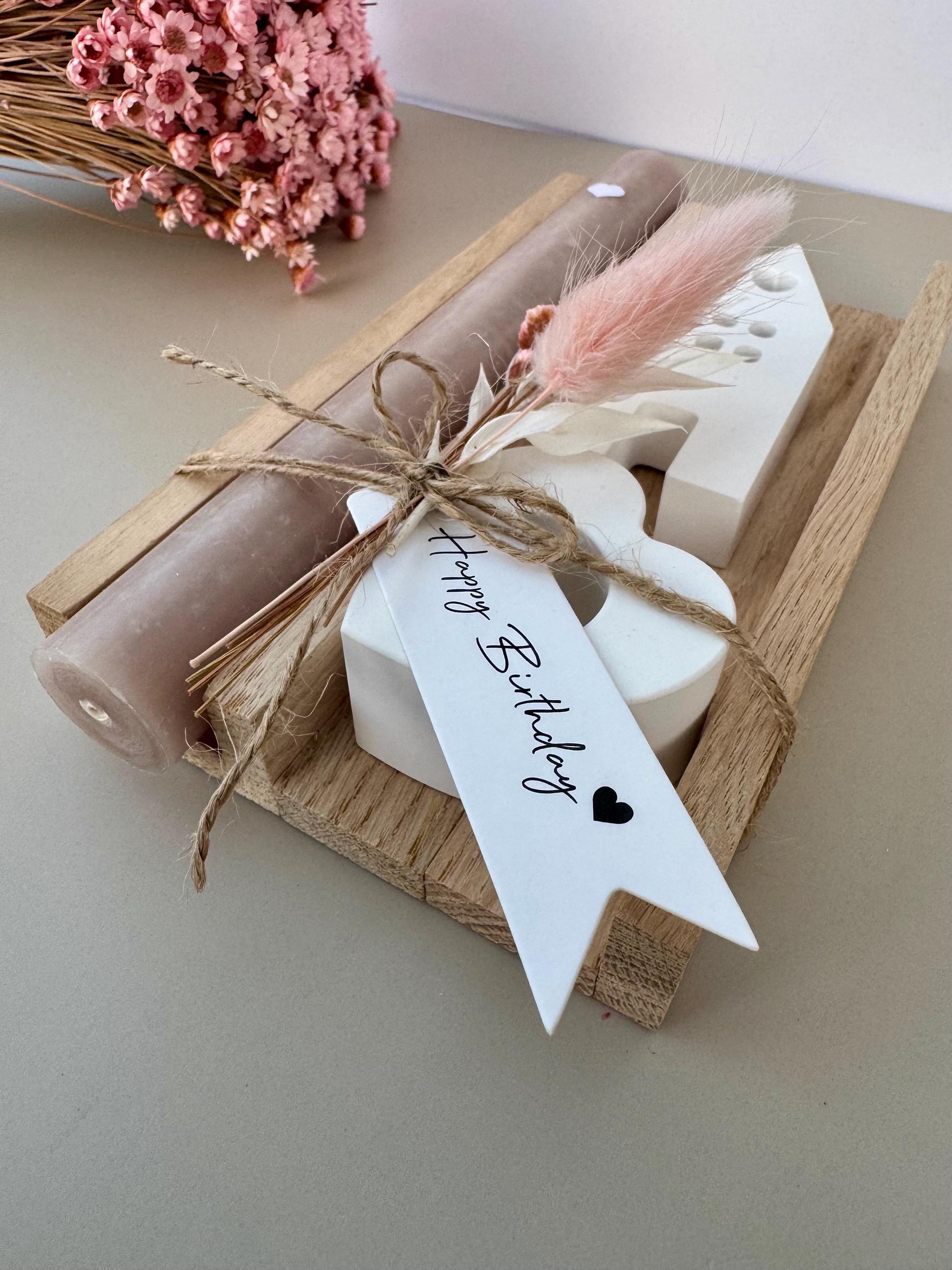 Handcrafted birthday gift set. Gift for girlfriend/colleagues/family