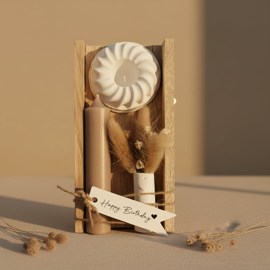 Geburtstagsgeschenk Geschenk Geburtstag Schwester Freundin Familie Freunde Geschenkidee Feier Vase Geschenkbox Glückwunsch