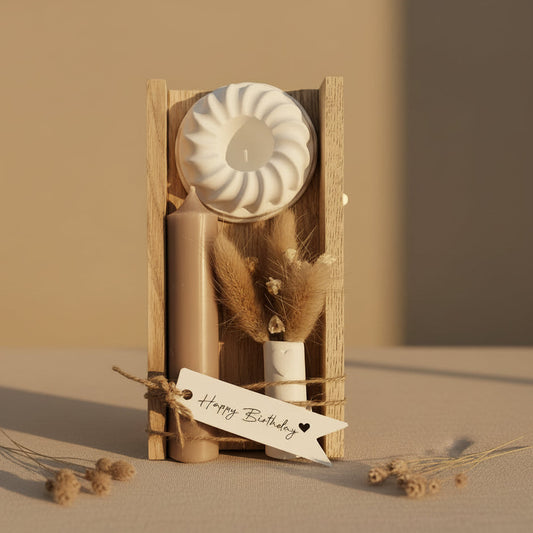 Geburtstagsgeschenk Geschenk Geburtstag Schwester Freundin Familie Freunde Geschenkidee Feier Vase Geschenkbox Glückwunsch