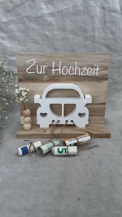 kleines Hochzeitsgeschenk Geldgeschenk Personalisiert Brautpaar Hochzeit Ehe Geschenk Geschenkidee Trauung Personalisierung
