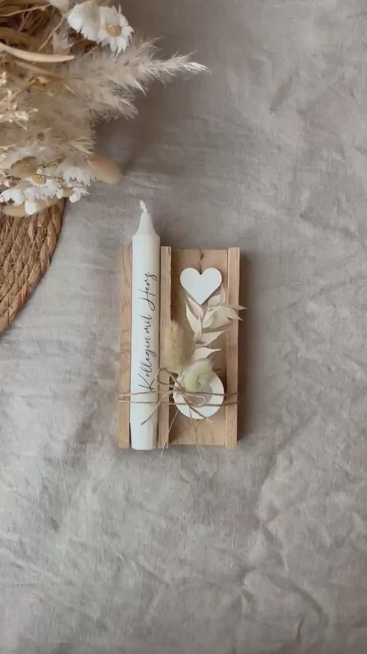 Geschenkset "Kollege(in) mit Herz Arbeitskollege Arbeitskollegin Dankeschön Abschiedsgeschenk Freundschaft Freundin Kollegen Abschied Danke